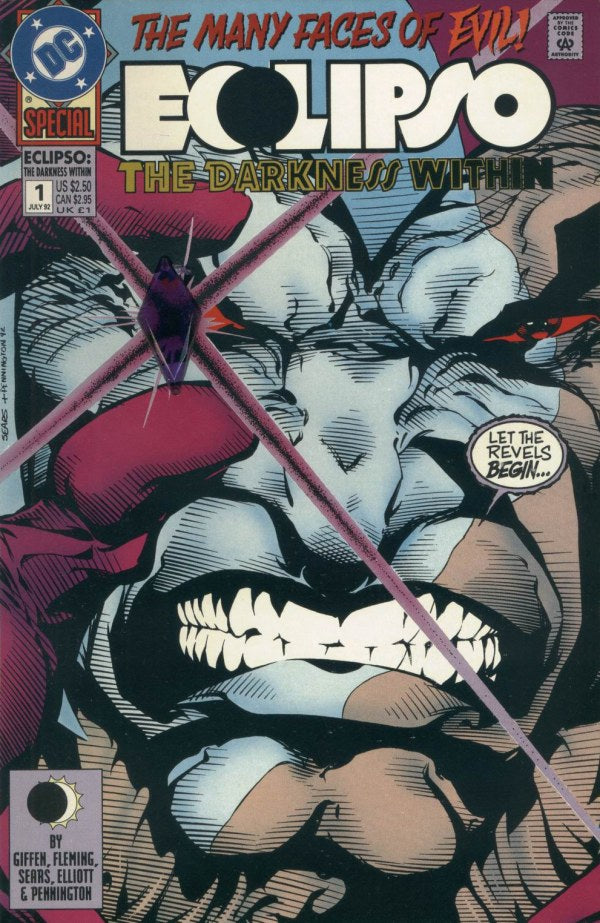 Eclipso: The Darkness Within (vol 1) #1-2 Complete Set VF