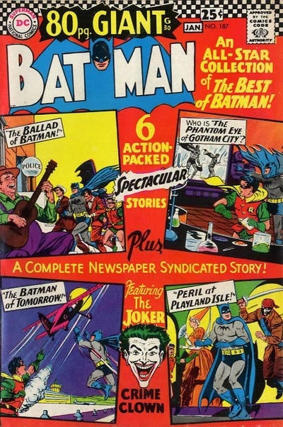 Batman (vol 1) #187 VG