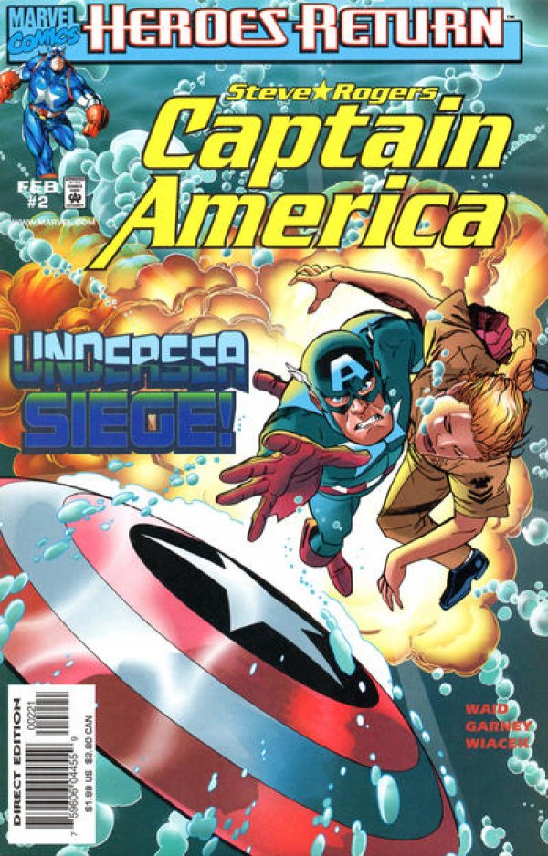 Captain America (vol 3) #2  Variant NM