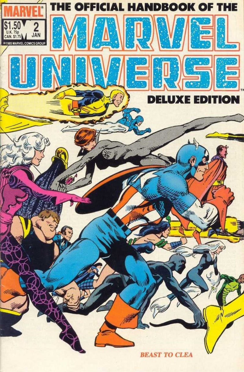 The Official Handbook of the Marvel Universe: Deluxe Edition (vol 1) #2 FN