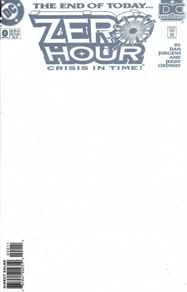Zero Hour (vol 1) #0-4 Complete Set VF