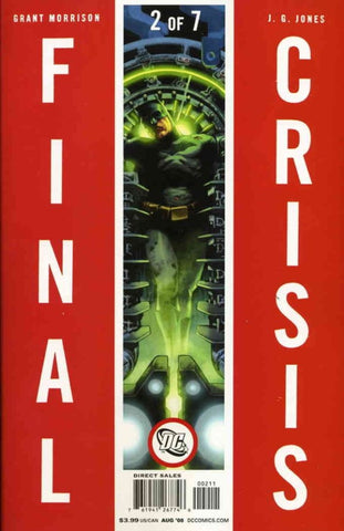 Final Crisis (vol 1) #2 (of 7) J. G. Jones Sliver Variant VF