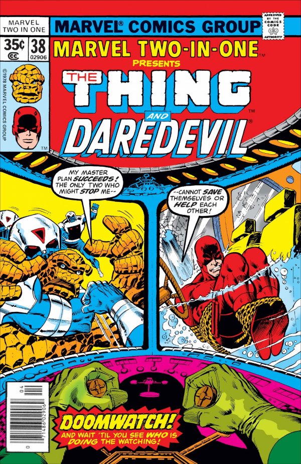 Marvel Two-in-One... Presents The Thing And Daredevil (vol 1) #38 VF