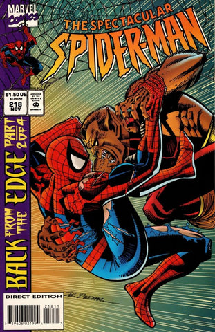 Peter Parker, The Spectacular Spider-Man (vol 1) #218 VF