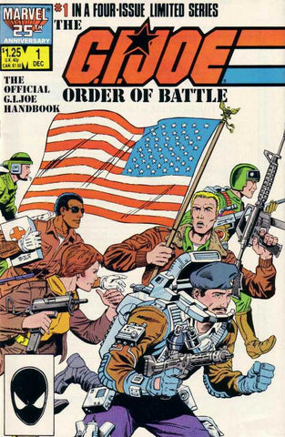 G.I. Joe Order of Battle #1-4 Complete Set VF