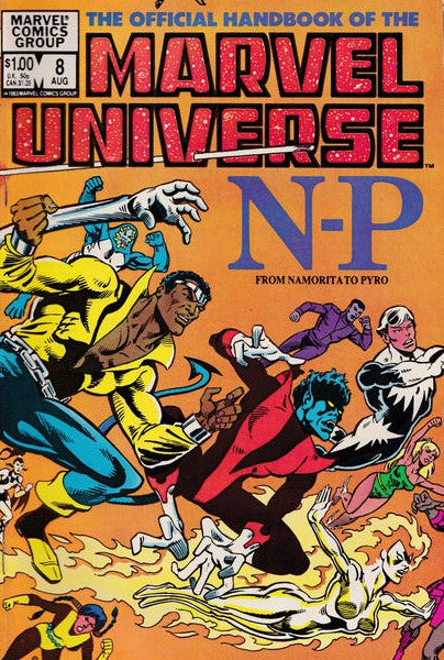 The Official Handbook of the Marvel Universe (vol 1) #8 VF