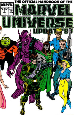 The Official Handbook of the Marvel Universe: Update '89 #7 FN