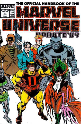 The Official Handbook of the Marvel Universe: Update '89 #2 FN