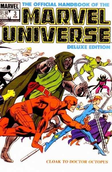The Official Handbook of the Marvel Universe: Deluxe Edition (vol 1) #3 FN