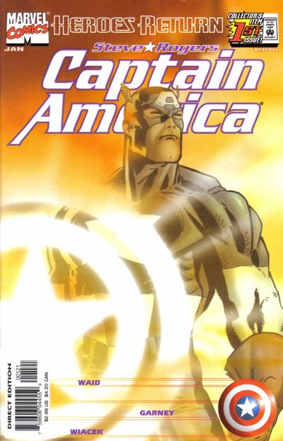 Captain America (vol 3) #1 Ron Garney Variant VF