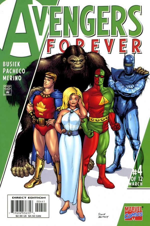 Avengers Forever (vol 1) #4 (of 12) Cover D Frank Quitely Variant NM