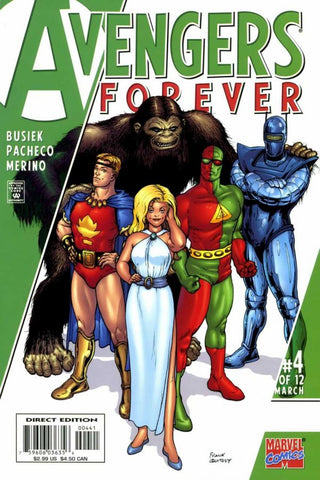 Avengers Forever (vol 1) #4 (of 12) Cover D Frank Quitely Variant NM