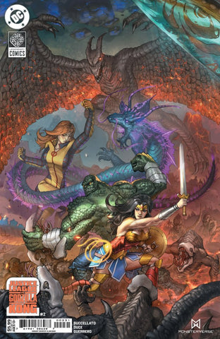 Justice League vs. Godzilla vs. Kong 2 #2 Cover C Alan Quah Connecting Variant NM
