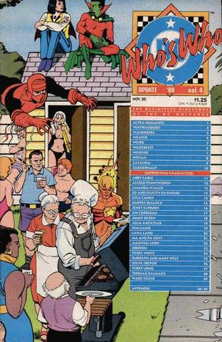Who's Who: The Definitive Directory of the DC Universe Update '88 #4 VF