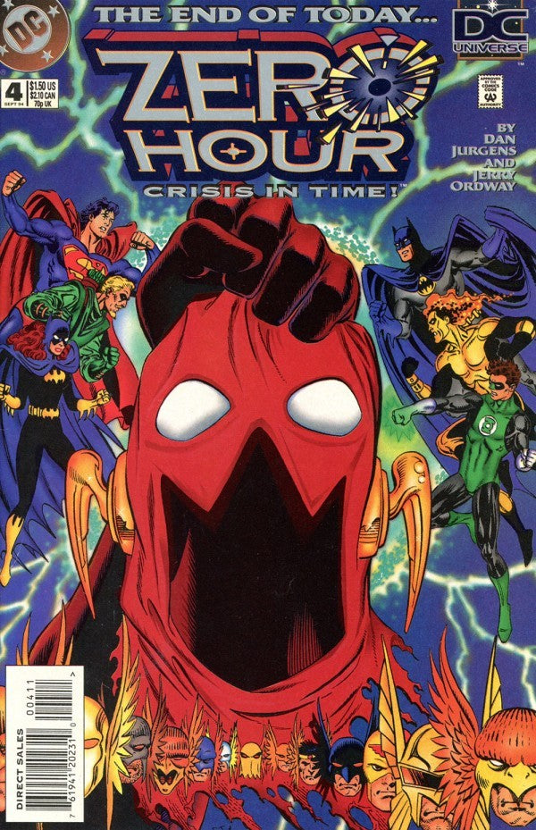 Zero Hour (vol 1) #0-4 Complete Set VF