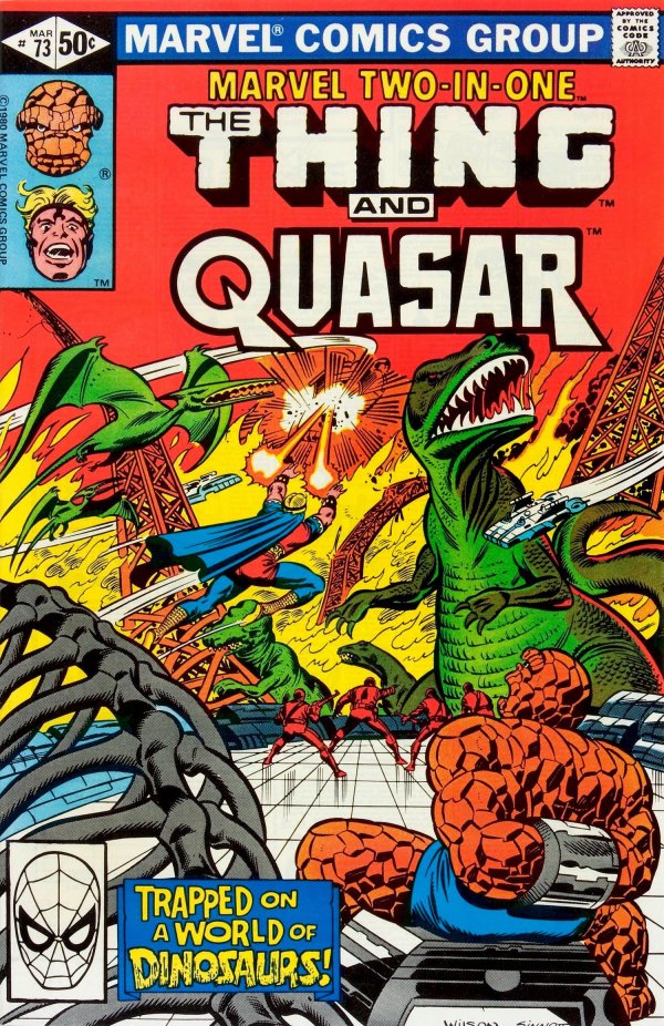 Marvel Two-in-One featuring The Thing and Quasar (vol 1) #73 VG
