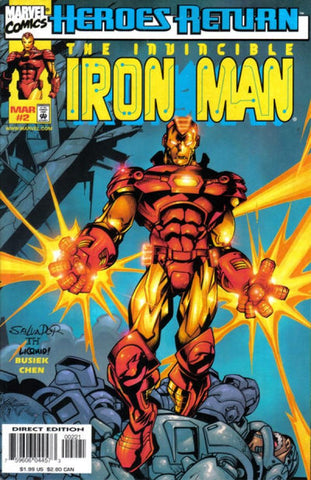 Iron Man (vol 3) #2 Salvador Larroca Variant VF