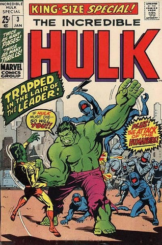 Incredible Hulk Annual (vol 1) #3 GD