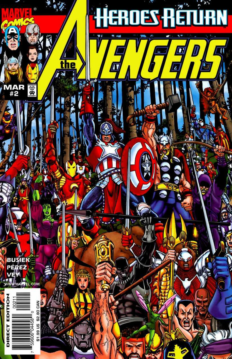The Avengers Heroes Return #1-2 NM