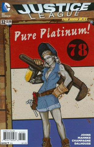 Justice League (vol 2) #32 Jim Fletcher Bombshells Variant VF