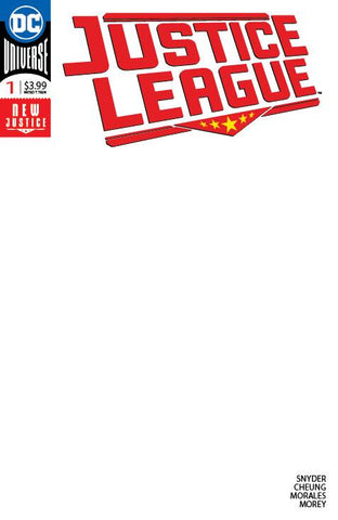 Justice League (vol 4) #1 Blank Variant NM