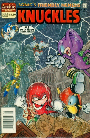 Sonic's Friendly Nemesis, Knuckles (vol 1) #3 (of 3) VG
