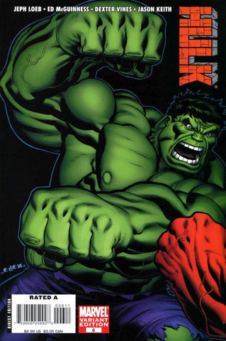 Hulk (vol 2) #6 Ed McGuinness Connecting Variant VF