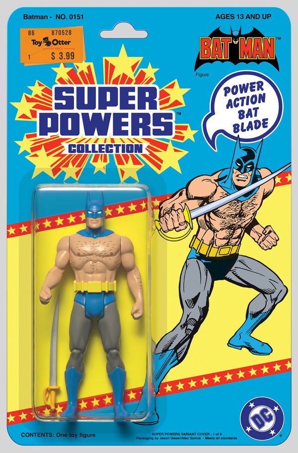 Batman (vol 3) #151 Cover D Alex Saviuk DC Super Powers Card Stock Variant NM
