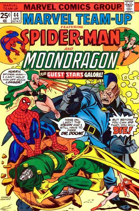 Marvel Team-Up... Featuring Spider-Man and Moondragon (vol 1) #44 VF