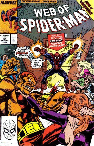 Webster Colcord Spider Man Web of Spider-Man (vol 1) #59 NM — Corn Coast Comics