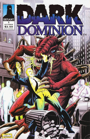 Dark Dominion Signed By Jim Shooter (vol 1) #1 VF