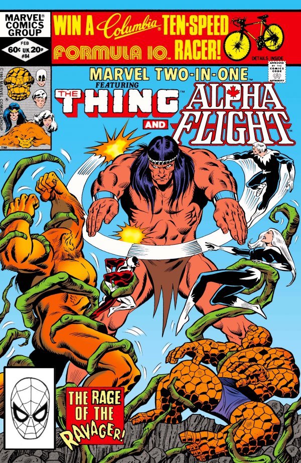 Marvel Two-in-One Featuring The Thing And Alpha Flight (vol 1) #84 VF