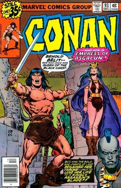 Conan the Barbarian (vol 1) #93 VG