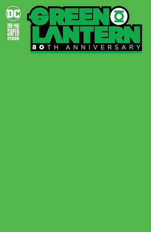 Green Lantern 80th Anniversary 100-Page Super Spectacular #1 Blank Variant Edition NM