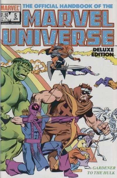 The Official Handbook of the Marvel Universe: Deluxe Edition (vol 1) #5 VF