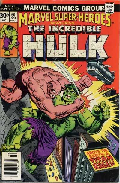 Marvel Super-Heroes featuring The Incredible Hulk (vol 1) #60 VG