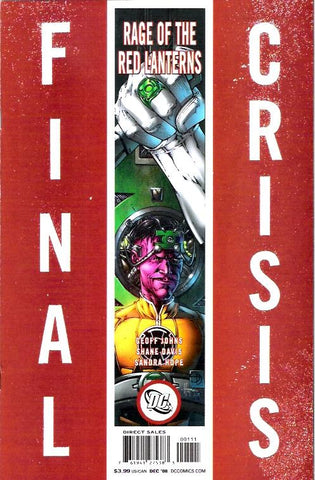 Final Crisis: Rage of the Red Lanterns One Shot Shane Davis Sliver Variant VF