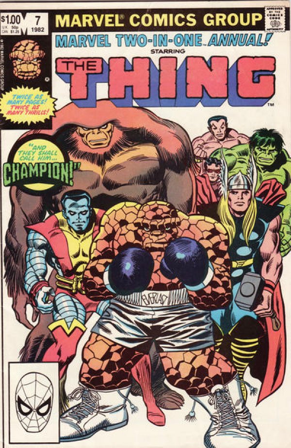 Marvel Two-in-One Annual Starring The Thing (vol 1) #7 VF
