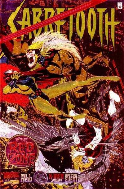 Sabretooth Special In The Red Zone Chromium Cover One Shot NM