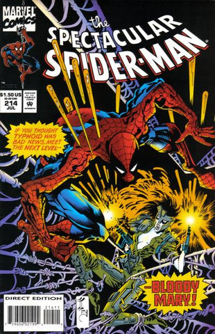 Peter Parker, The Spectacular Spider-Man (vol 1) #214 VF