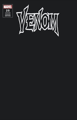 Venom (vol 4) #25 Black Blank Variant NM