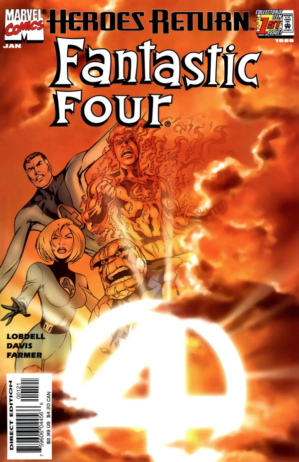 Fantastic Four (vol 3) #1 Alan Davis Sunburst Variant VF
