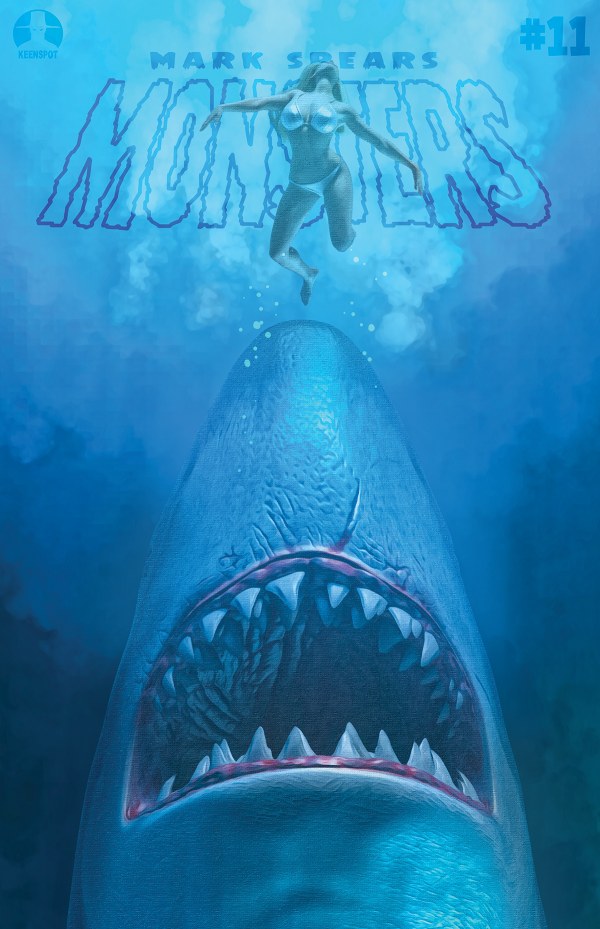 Mark Spears MONSTERS (2026) #11 Cover B Mark Spears Shark Attack Holofoil Flip Variant NM