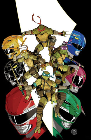 Mighty Morphin Power Rangers / Teenage Mutant Ninja Turtles III (vol 3) #1 (of 5) NM Unlockable Variant