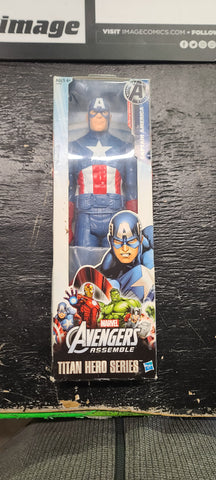 Marvel Avengers Titan Hero Series CAPTAIN AMERICA Action Figure 12"