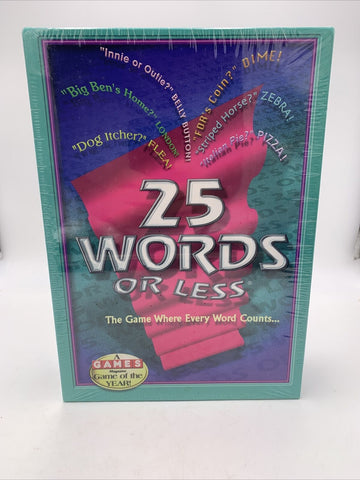 25 Words Or Less Board Game - Sealed