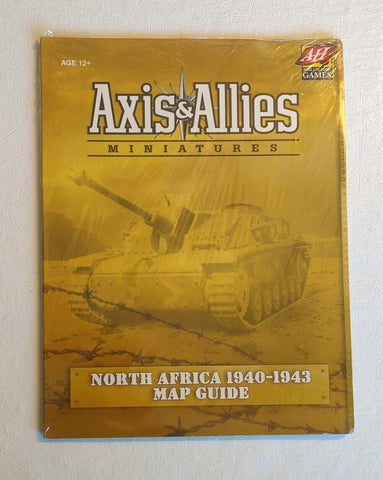 Axis & Allies North Africa 1940-1943 Map Guide Sealed