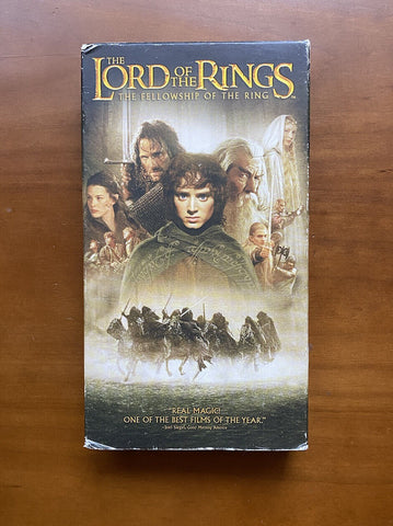 Lord Of The Ring: Fellowship Of The Ring VHS