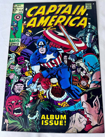 Captain America #112 Metal Sign