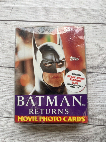 Batman Returns Movie Cards Sealed Box